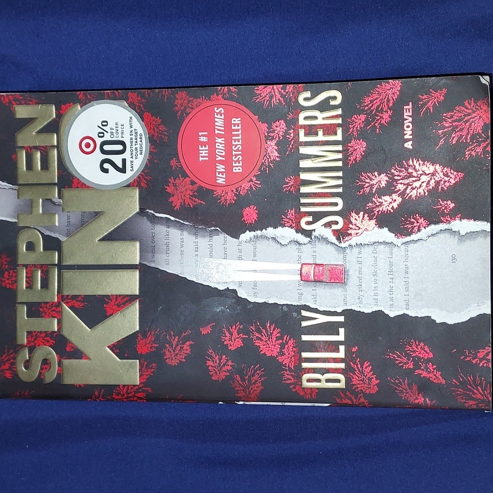 Stephen King Billy Summers Book